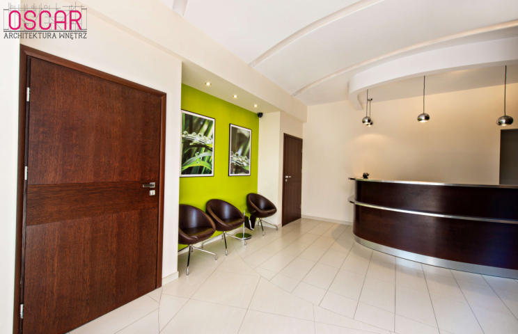 Centrum stomatologii - Aranżacja wnętrza